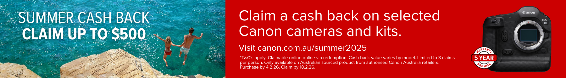 Canon Summer Cashback 2025